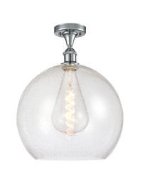 Ballston Semi-Flush Mount White Finish