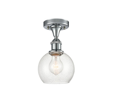 Ballston Semi-Flush Mount White Chrome