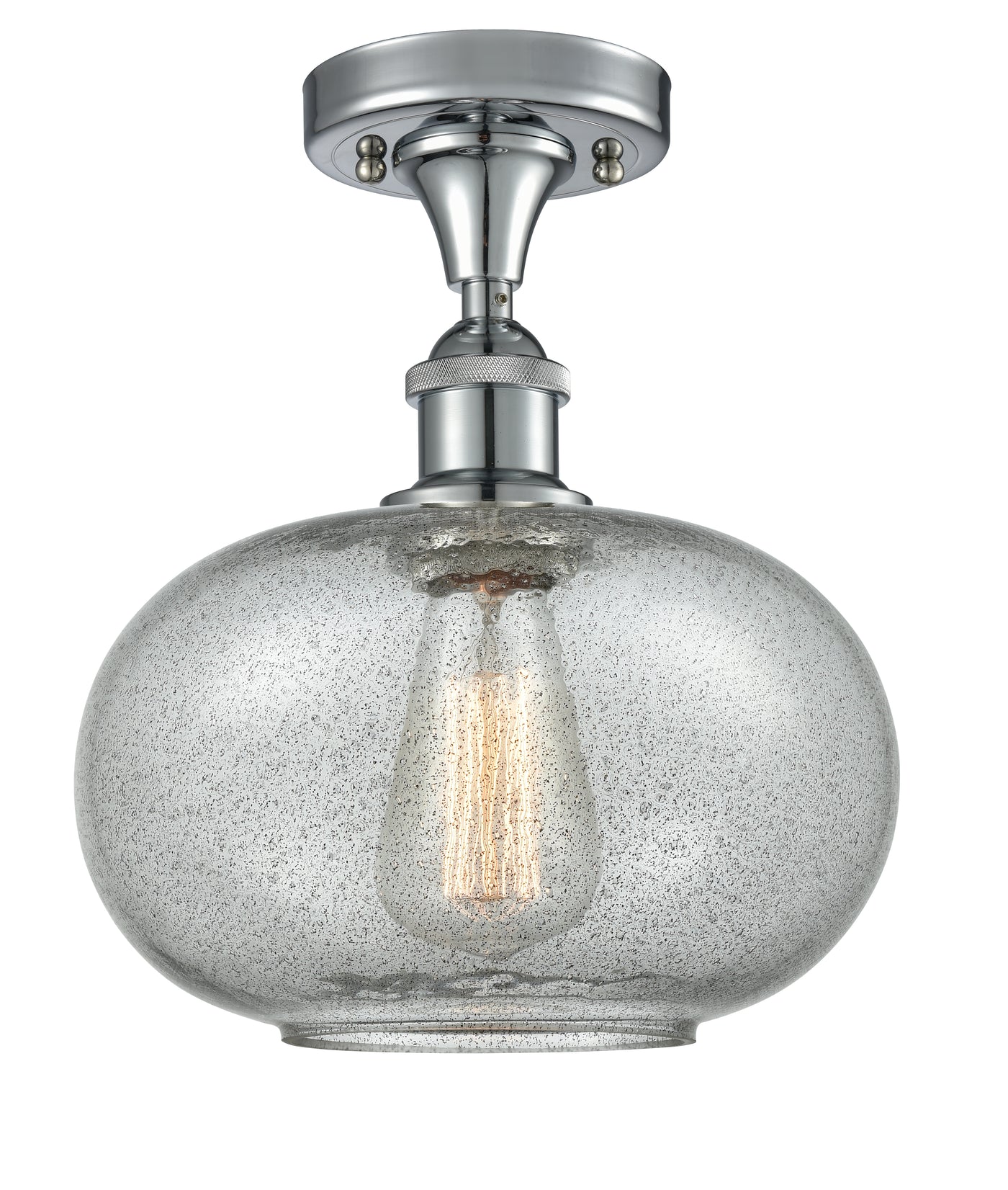 Ballston Semi-Flush Mount - Polished Chrome Elegance