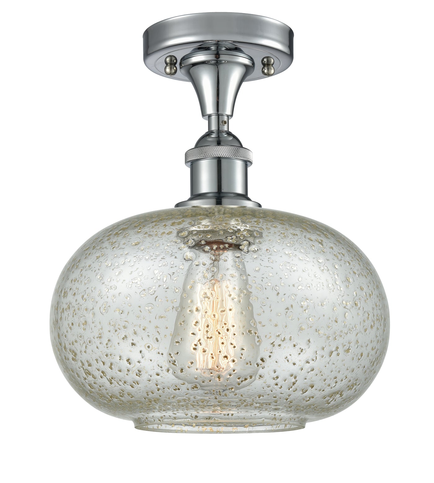 Ballston Semi-Flush Mount - Hand-Blown Glass Shade