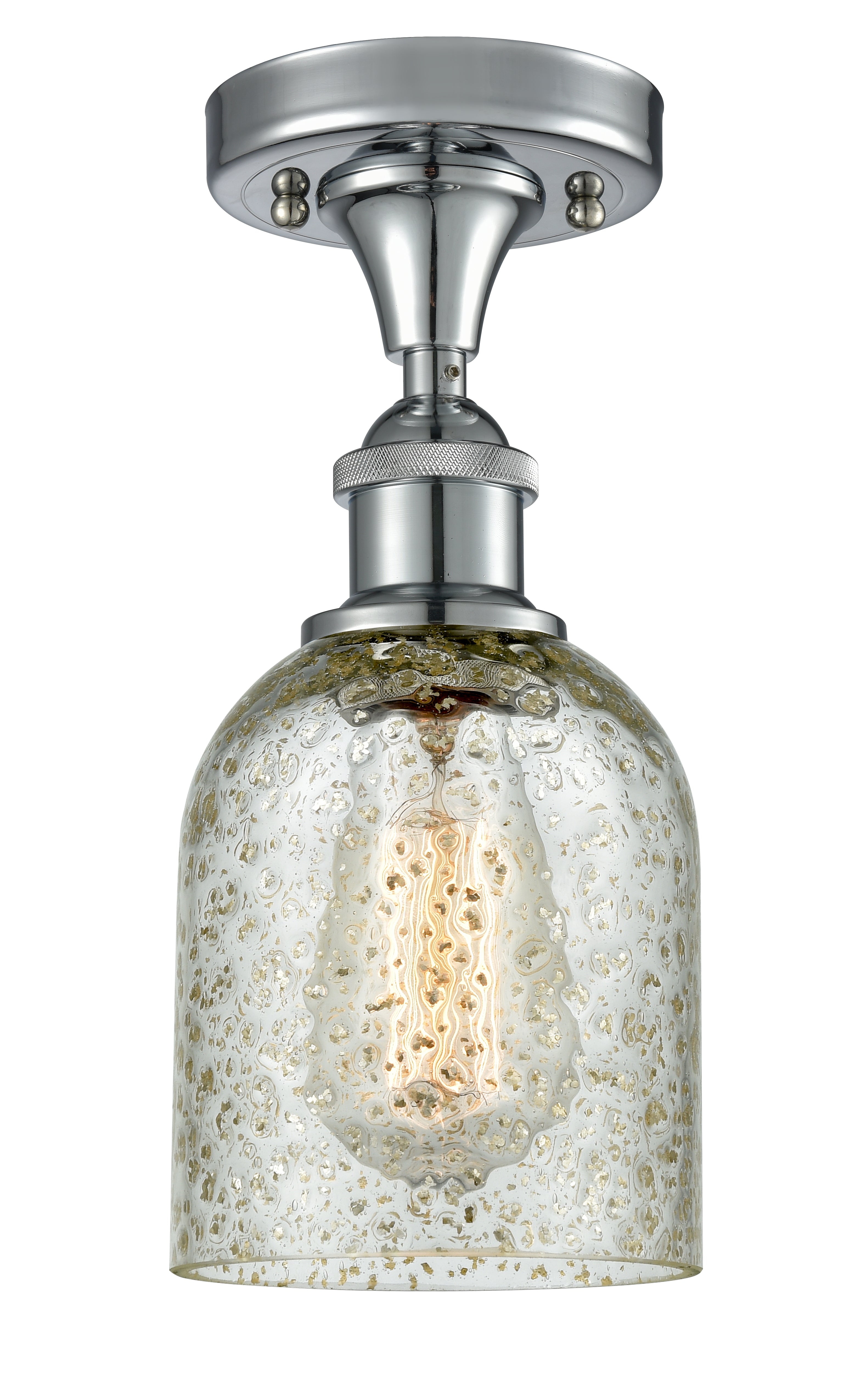 Ballston Semi-Flush Mount | Handcrafted Glass Shade