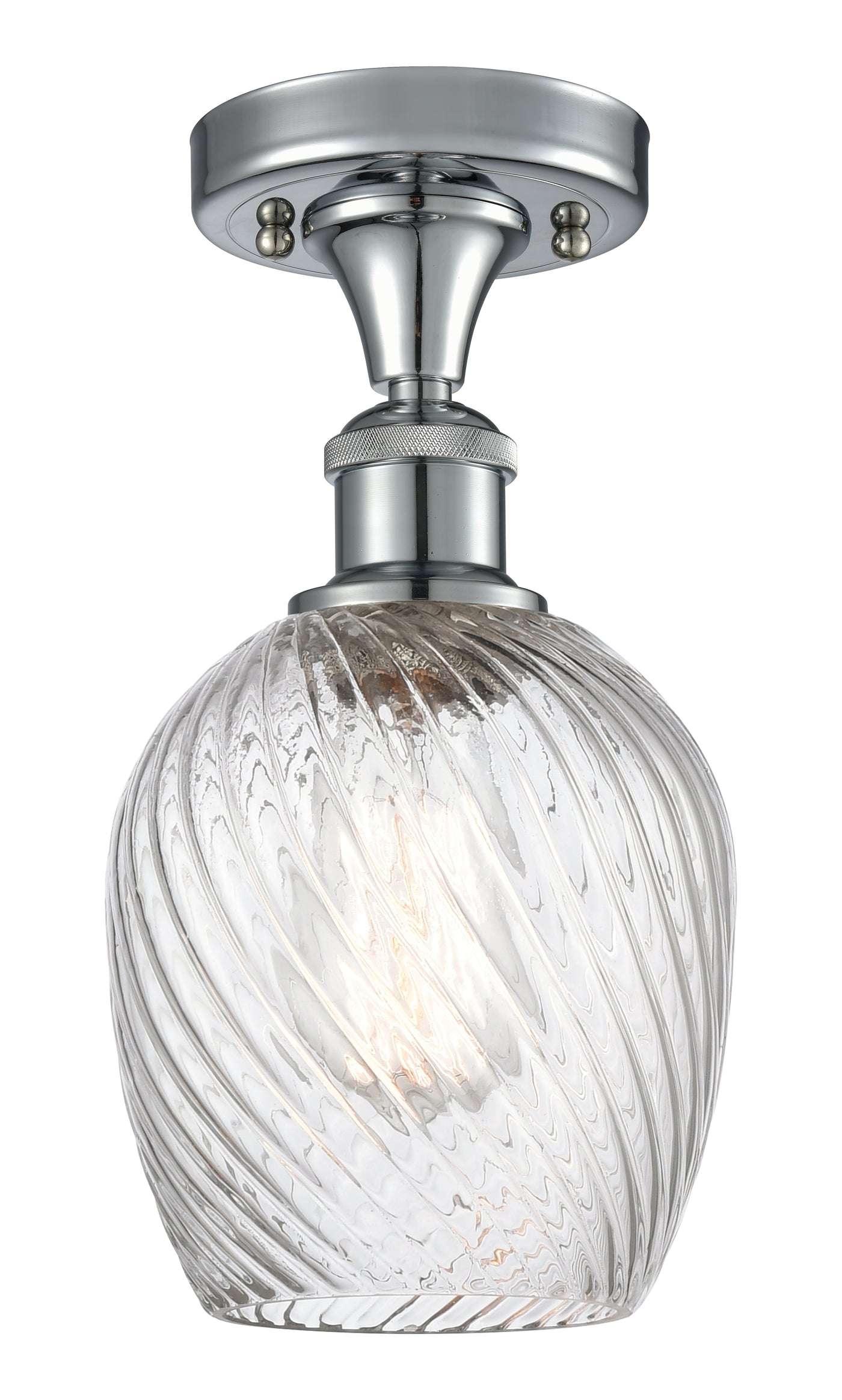 Ballston Semi-Flush Mount | Polished Chrome Shine