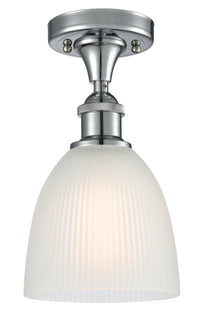 Ballston Semi-Flush Mount White Polished