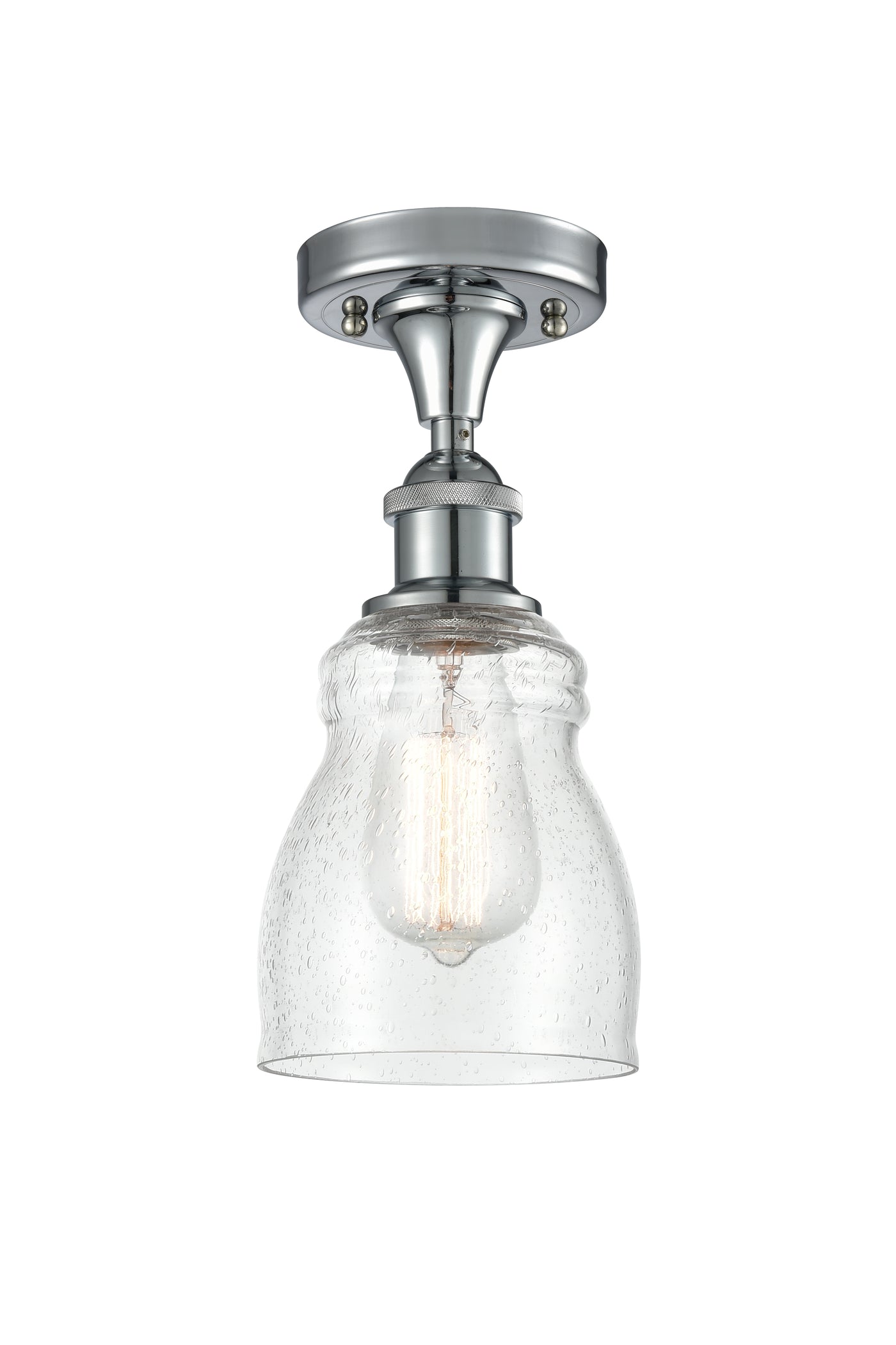 Ballston Semi-Flush Mount White Finish