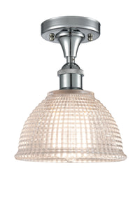 Ballston Semi-Flush Mount White Chrome