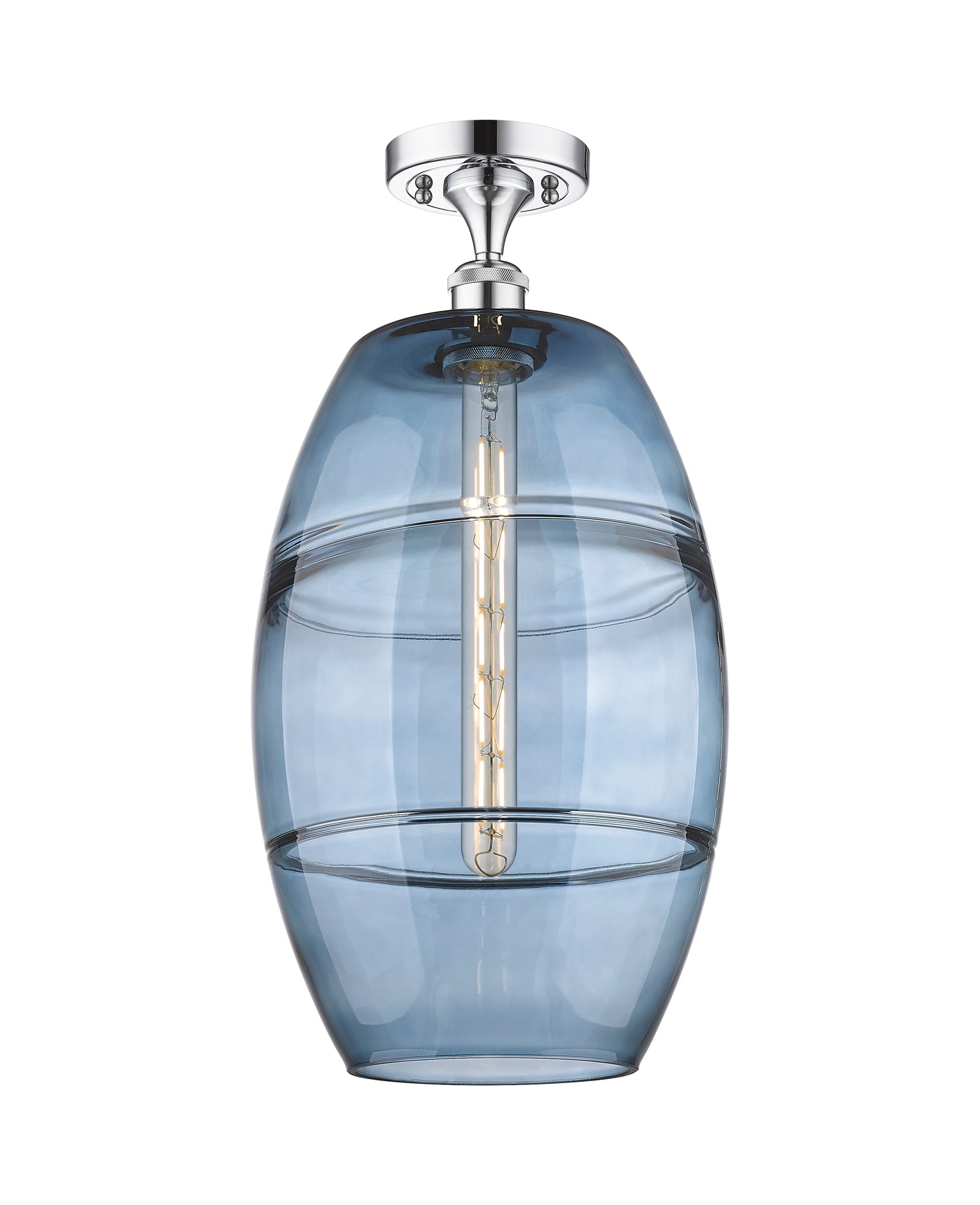 Ballston Semi-Flush Mount Cast Brass
