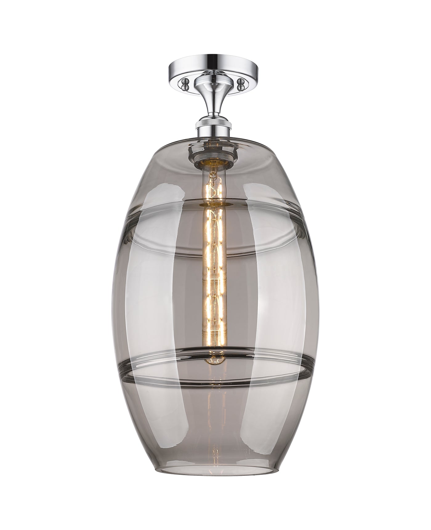 Ballston Semi-Flush Mount Cast Brass