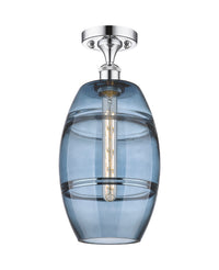 Ballston Semi-Flush Mount Cast Brass White