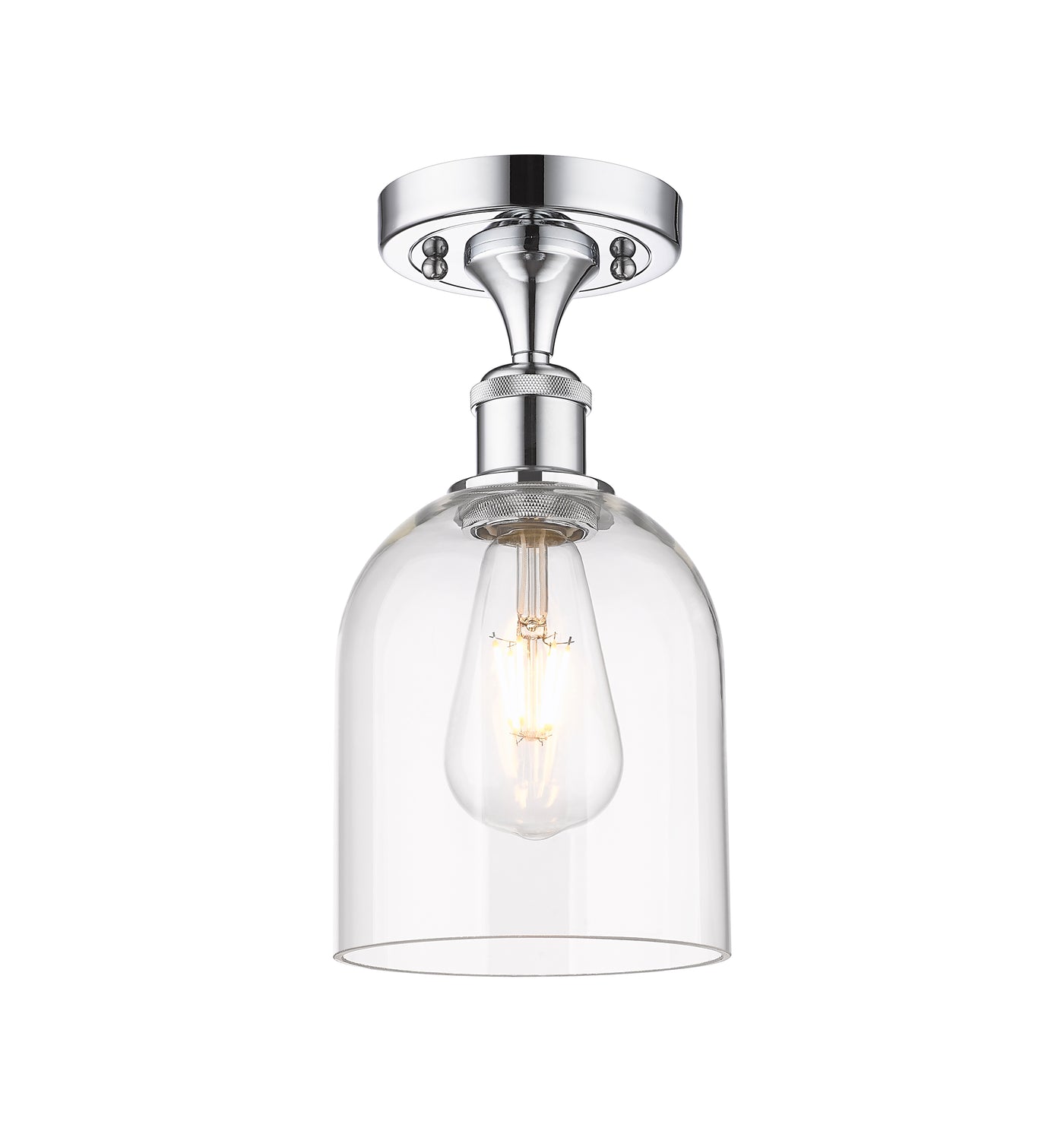 Ballston Semi-Flush Mount Polished Chrome