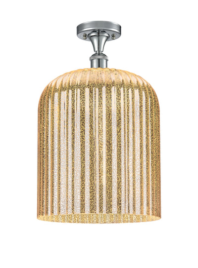 Ballston Semi-Flush Mount White Chrome