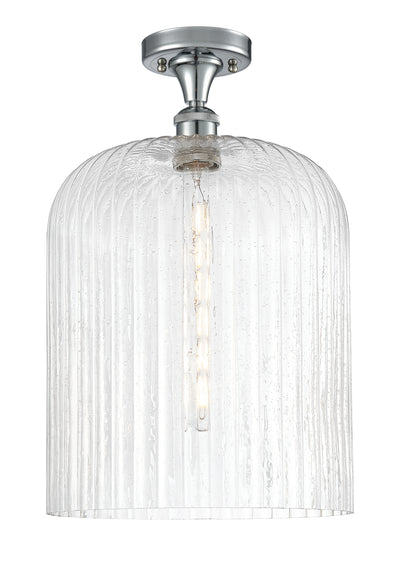 Ballston Semi-Flush Mount White Chrome