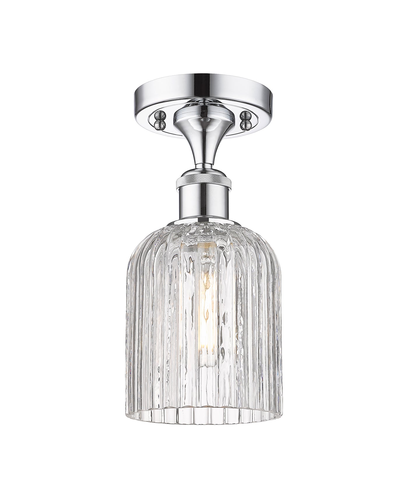 Ballston Semi-Flush Mount Brushed Satin Nickel