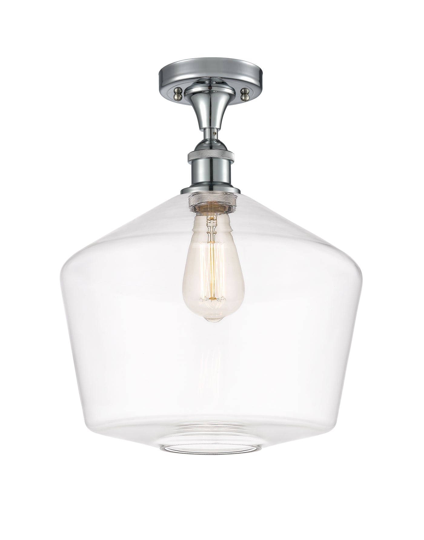 Ballston Semi-Flush Mount Brushed Nickel