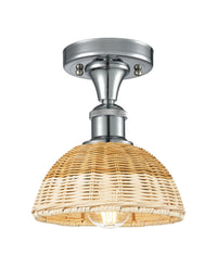 Ballston Semi-Flush Mount Brushed Satin Nickel