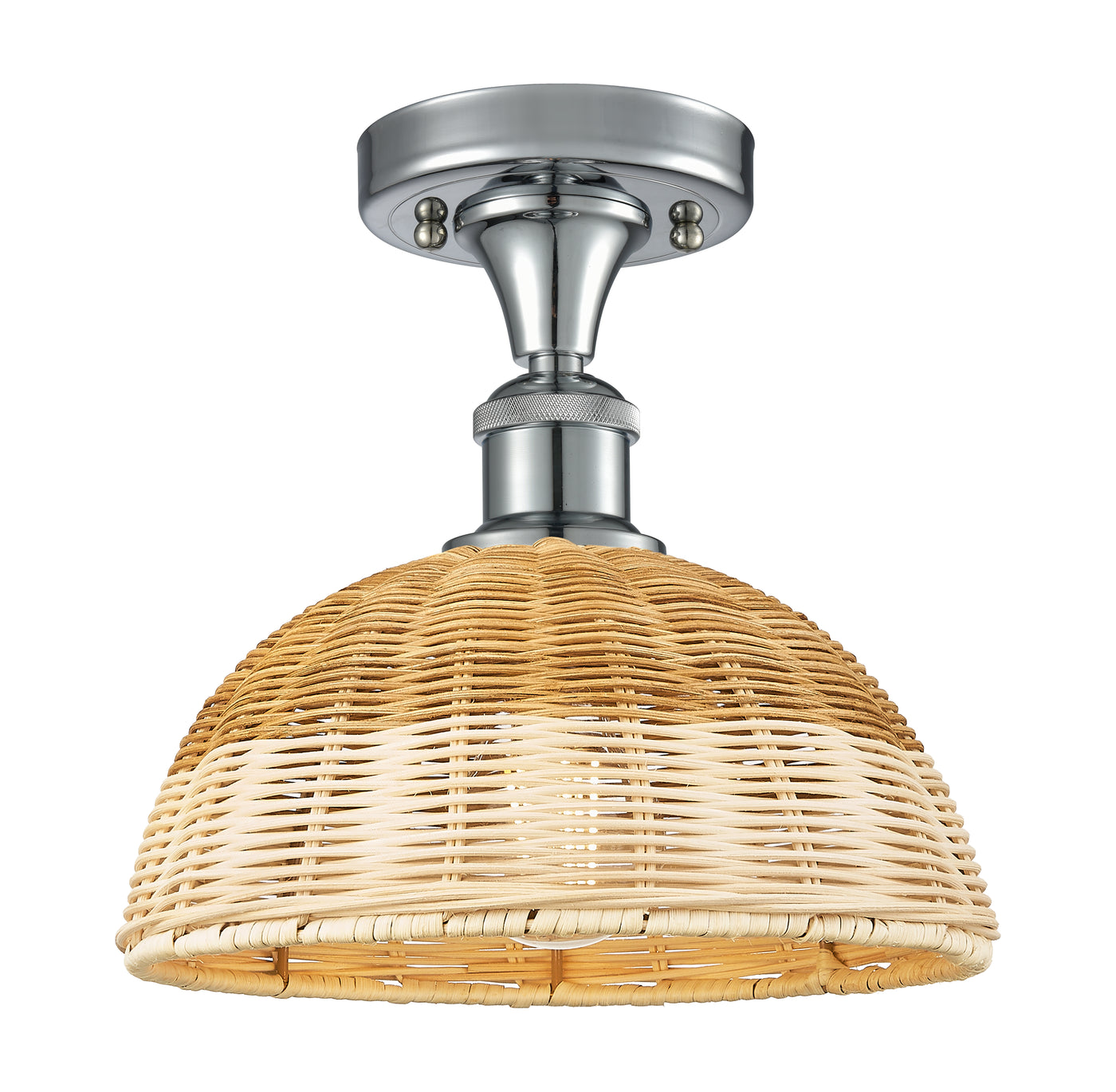 Ballston Semi-Flush Mount Brushed Satin Nickel