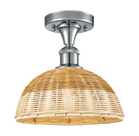 Ballston Semi-Flush Mount Brushed Satin Nickel