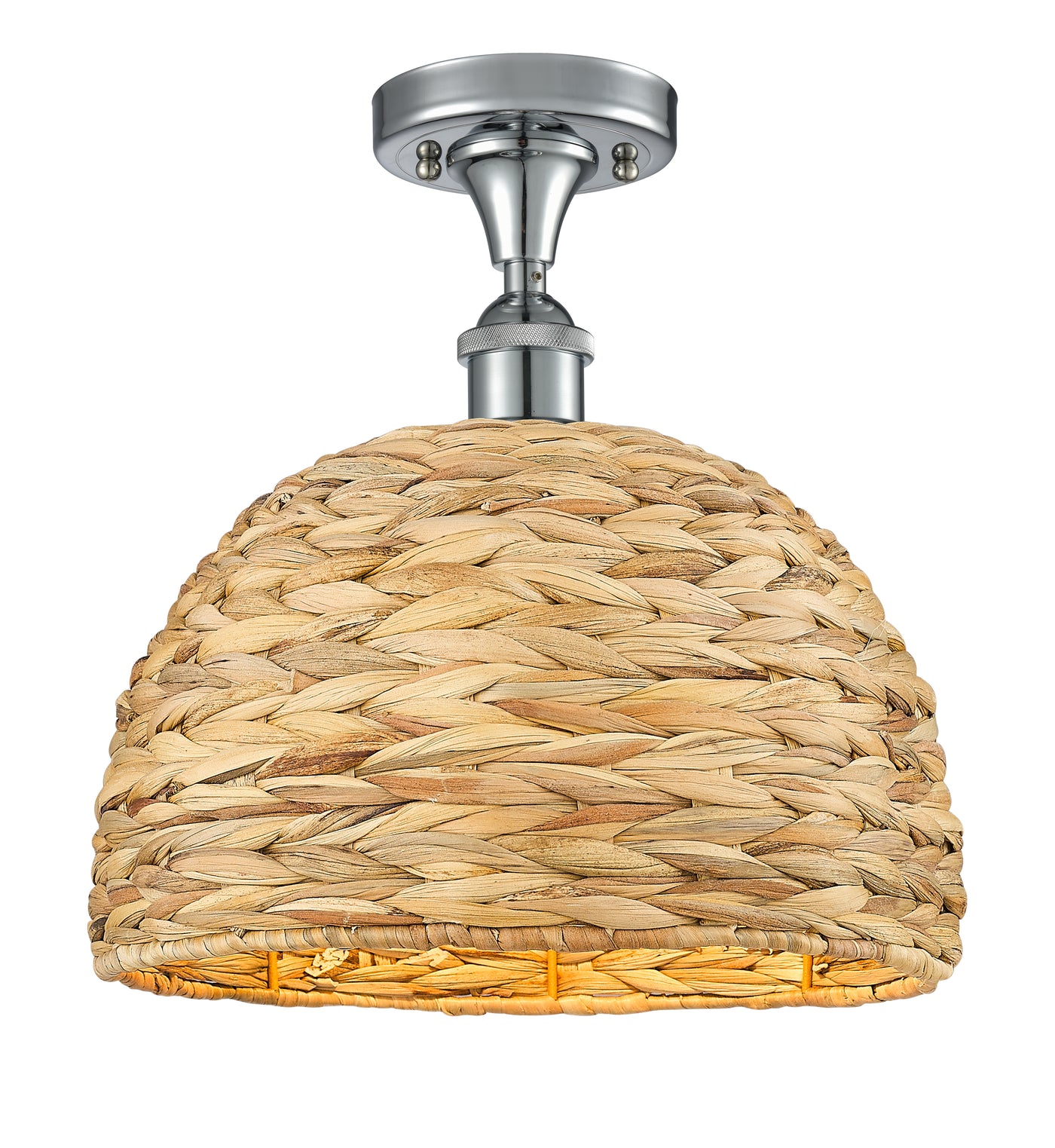 Ballston Semi-Flush Mount Seafoam Shade