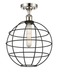 Ballston Semi-Flush Mount Satin Nickel
