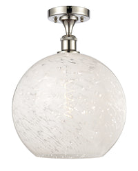 Ballston Semi-Flush Mount White Mouchette