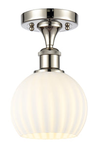 Ballston White Venetian Cast Brass Fixture