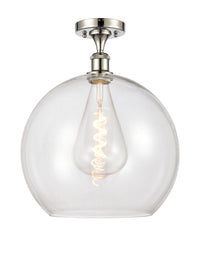 Ballston Semi-Flush Mount White Finish