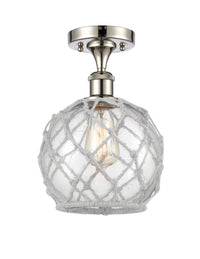Ballston Semi-Flush Mount Polished Chrome