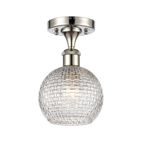 Ballston Semi-Flush Mount White Finish