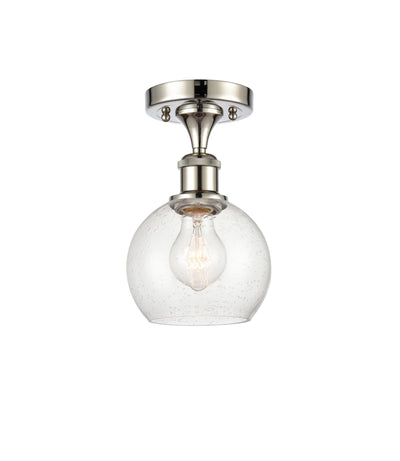 Ballston Semi-Flush Mount White Chrome