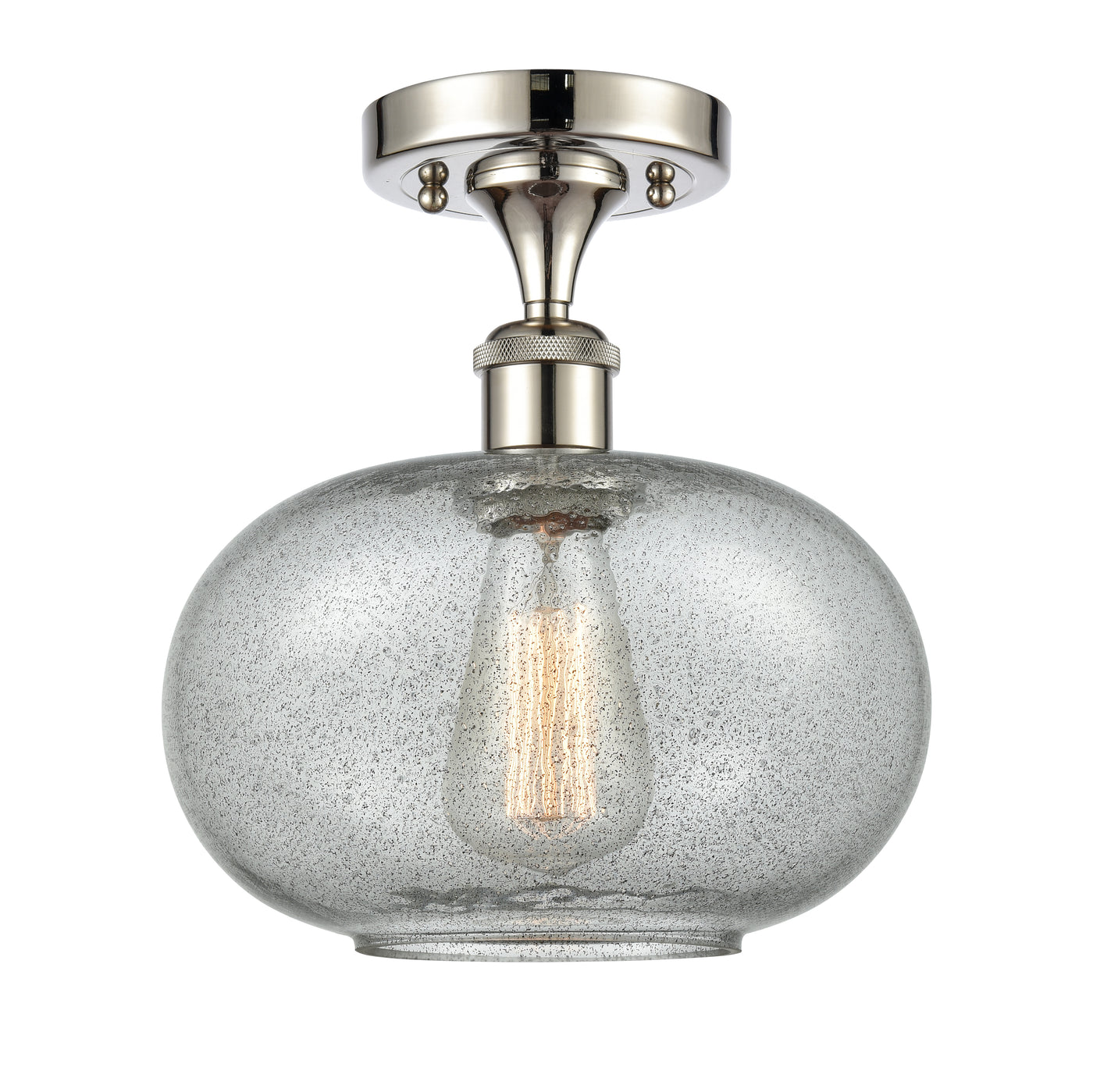 Ballston Semi-Flush Mount - Polished Chrome Elegance