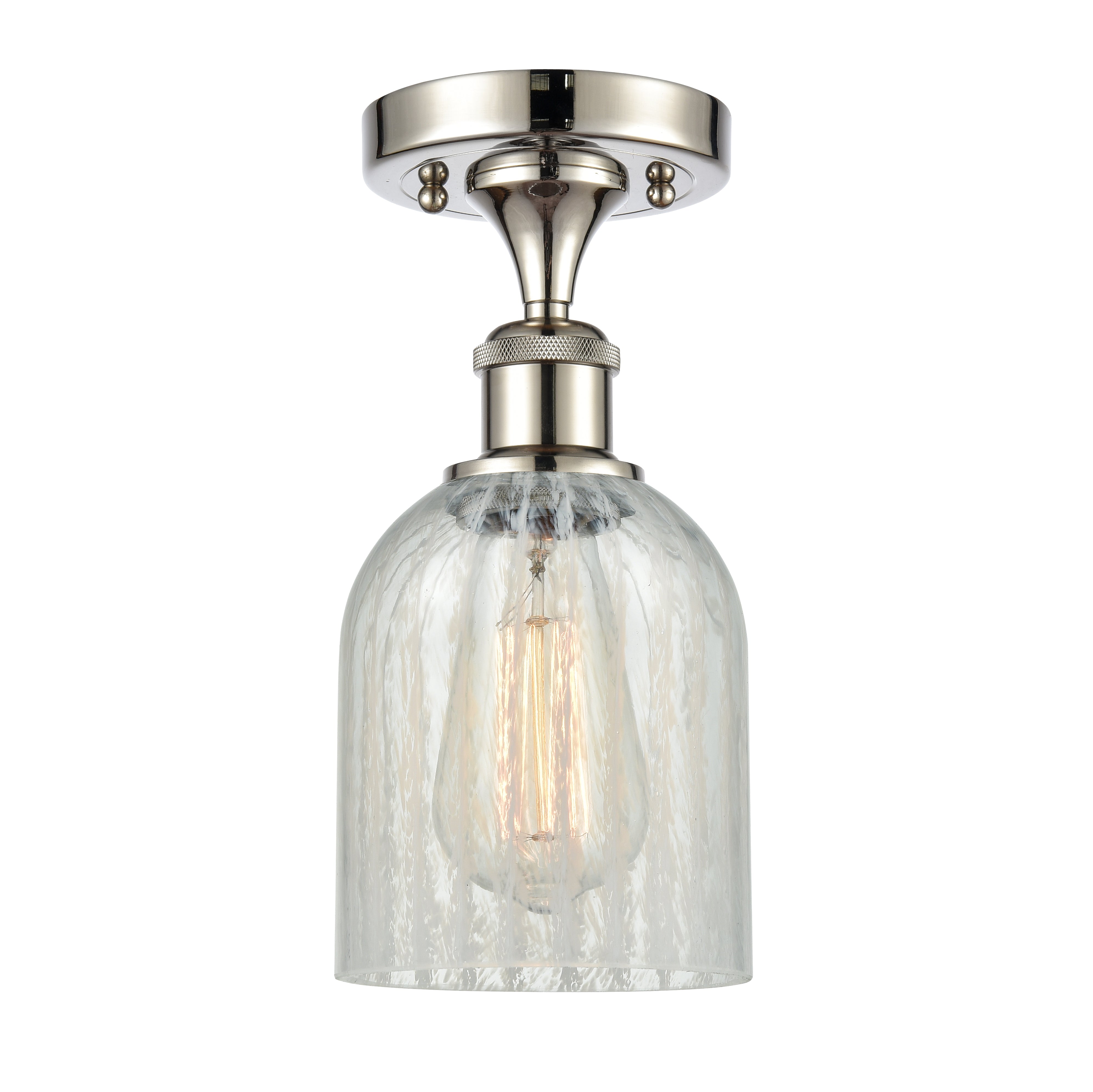 Ballston Semi-Flush Mount | Handcrafted Glass Shade