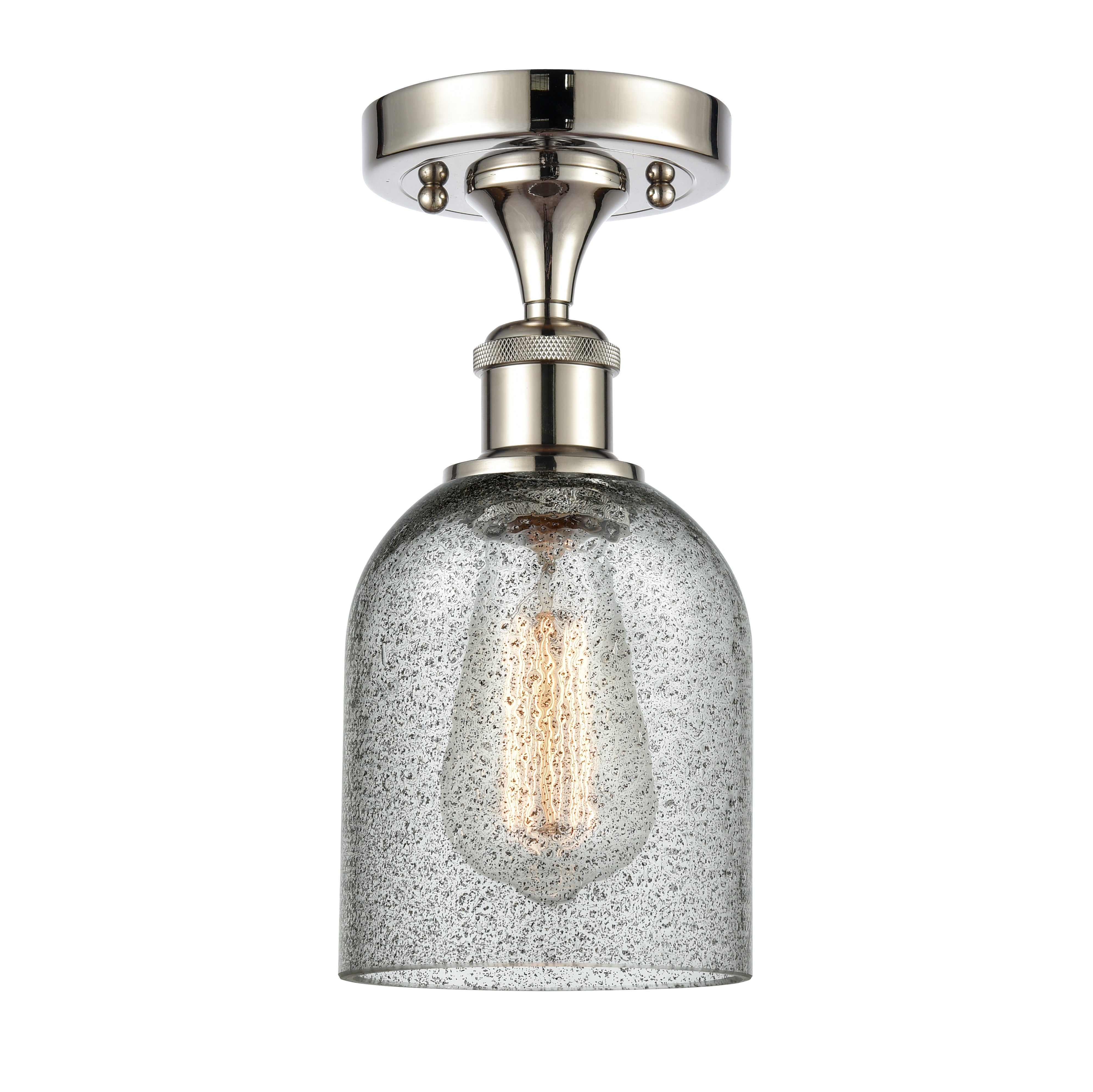 Ballston Semi-Flush Mount | Handcrafted Glass Shade