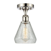 Ballston Semi-Flush Mount White Finish