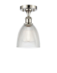 Ballston Semi-Flush Mount White Chrome