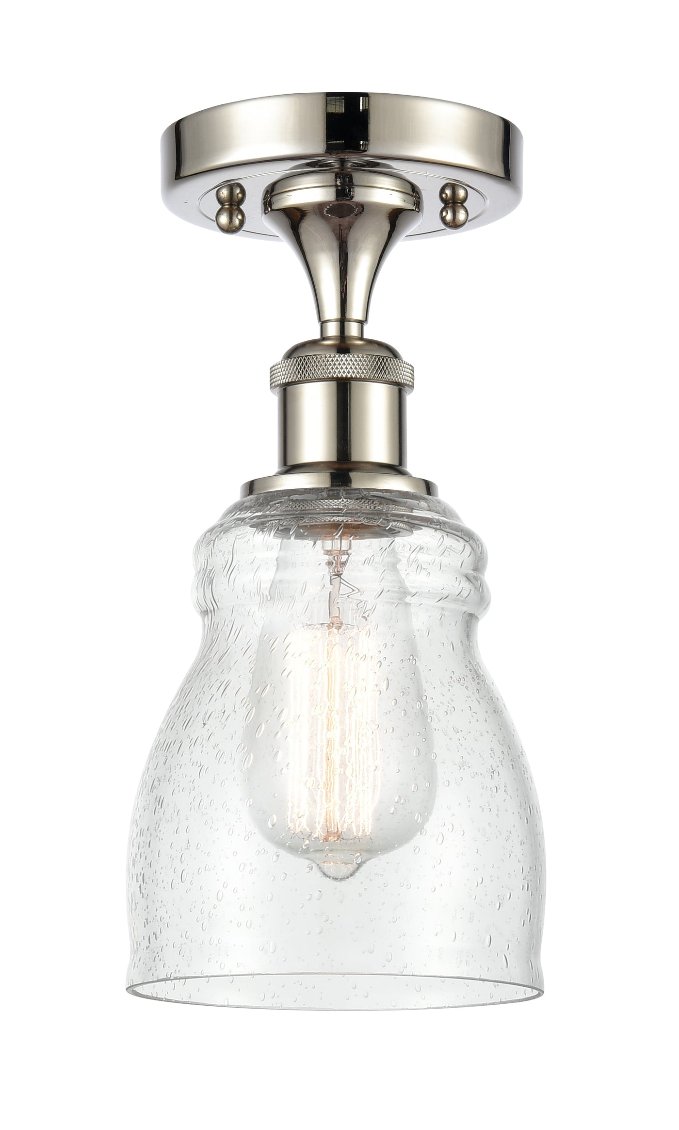 Ballston Semi-Flush Mount White Finish