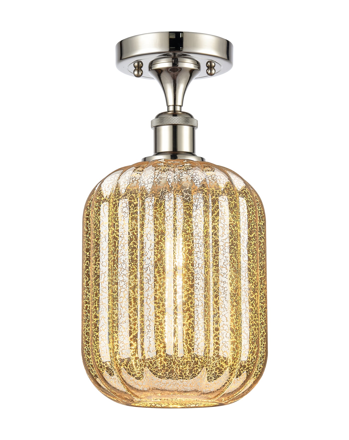 Ballston Semi-Flush Mount Brushed Nickel