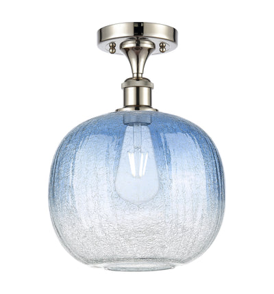 Ballston Semi-Flush Mount Satin Nickel