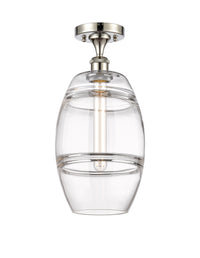 Ballston Semi-Flush Mount Cast Brass White