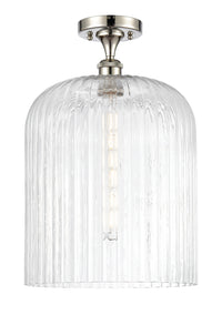Ballston Semi-Flush Mount White Chrome
