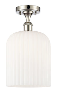 Ballston Semi-Flush Mount White Chrome