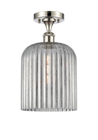 Ballston Semi-Flush Mount White Chrome