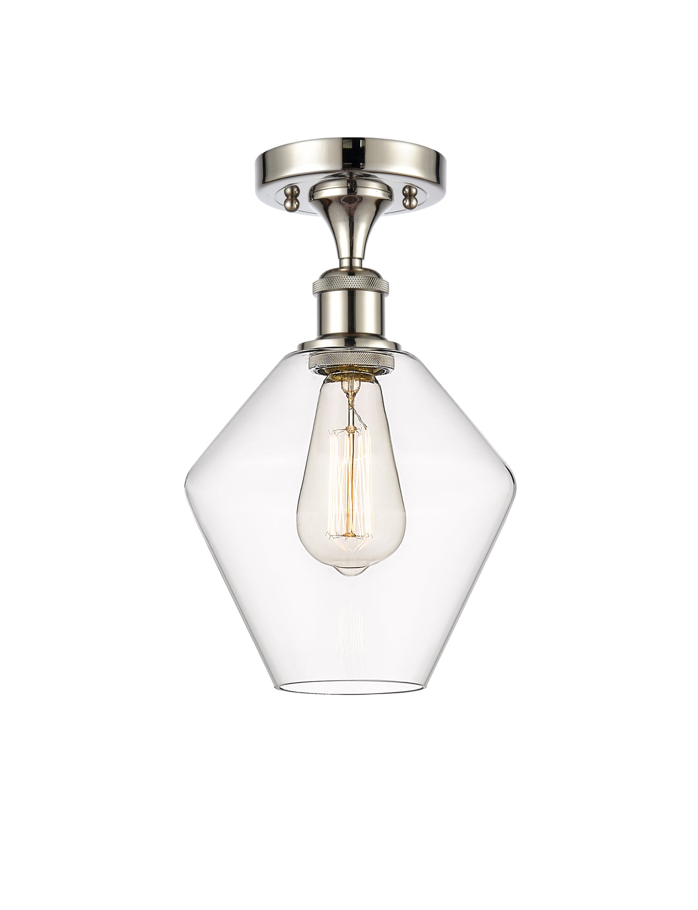Ballston Semi-Flush Mount Polished Chrome