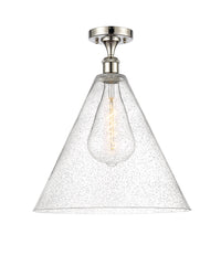 Ballston Semi-Flush Mount White Chrome
