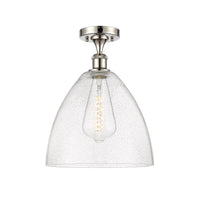 Ballston Semi-Flush Mount White Finish