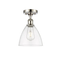 Ballston Semi-Flush Mount Seedy Glass