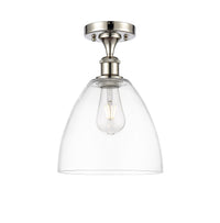 Ballston Semi-Flush Mount Polished Chrome