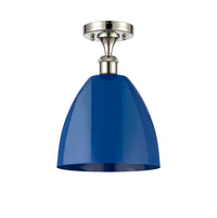 Ballston Semi-Flush Mount Seafoam Shade