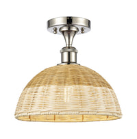 Ballston Semi-Flush Mount Brushed Satin Nickel