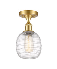 Ballston Semi-Flush Mount White Chrome