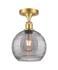 Ballston Semi-Flush Mount White Chrome