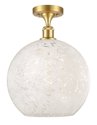 Ballston Semi-Flush Mount White Mouchette